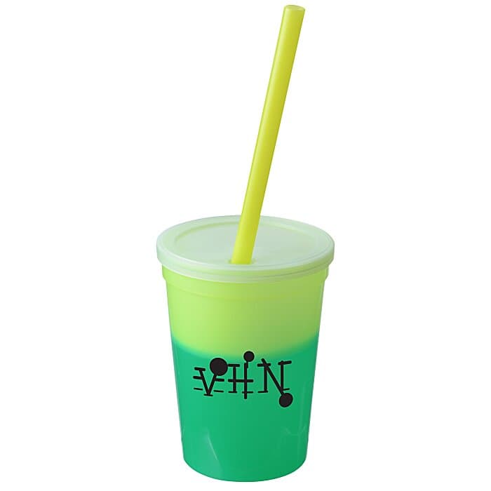 Mood Stadium Cup with Straw - 12 oz