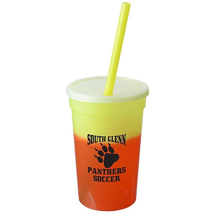 Mood Stadium Cup with Straw - 17 oz