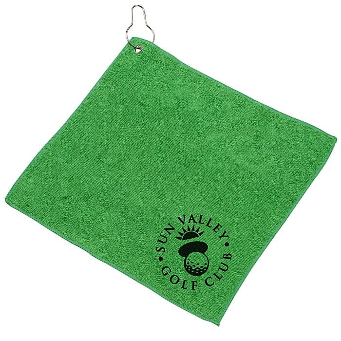 Microfiber Golf Towel - 12 inches x 12 inches