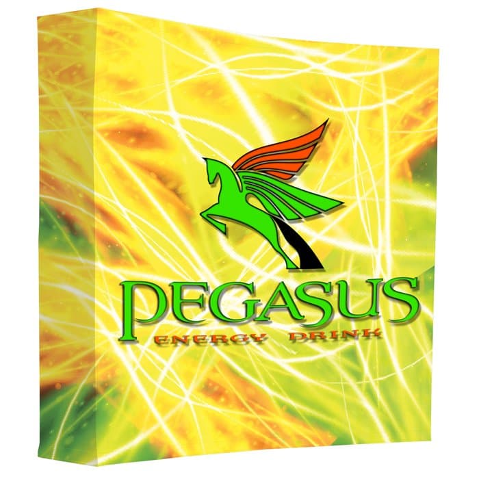 Splash Curved Tabletop Display - 5' - Wrap Graphics - Replacement Graphic