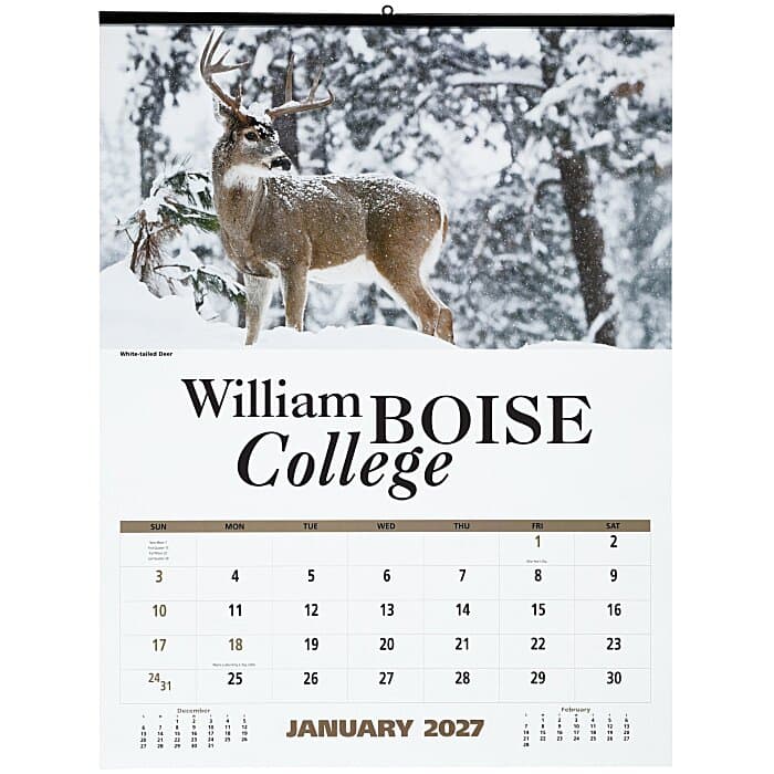 North American Wildlife Large Wall Calendar