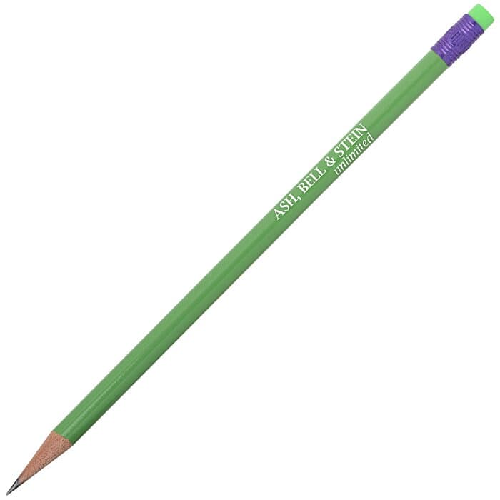 Create A Pencil - Neon Green Eraser