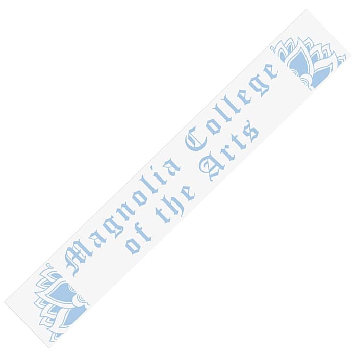 Custom Square Corner Sticker - Large