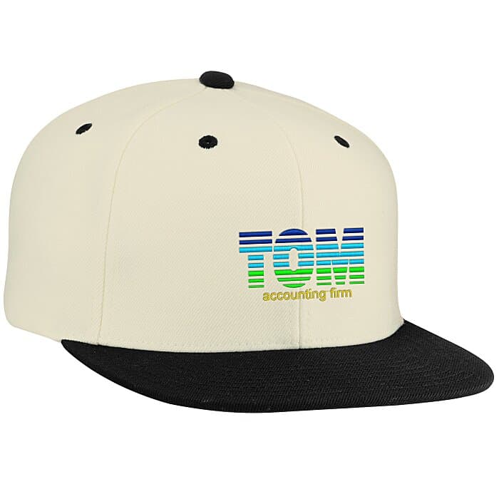 Yupoong Classic Flat Bill Snapback Cap