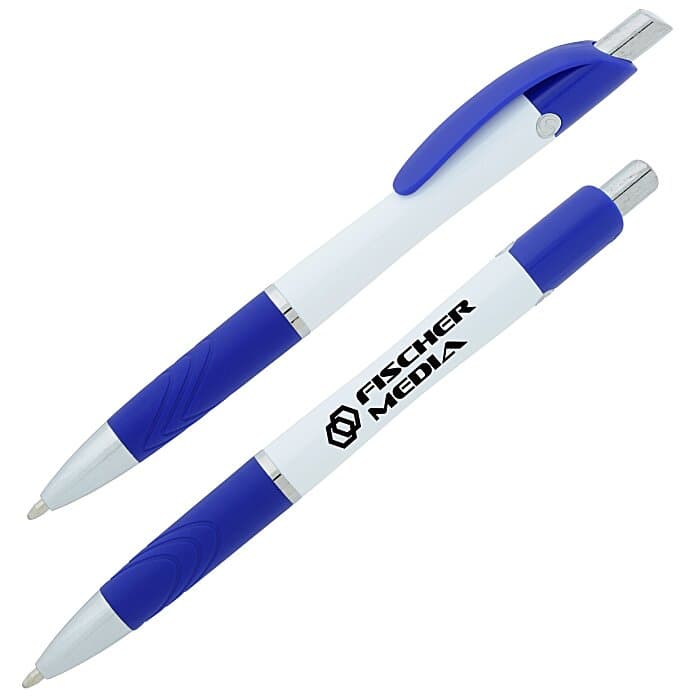 Souvenir Emblem Pen - White