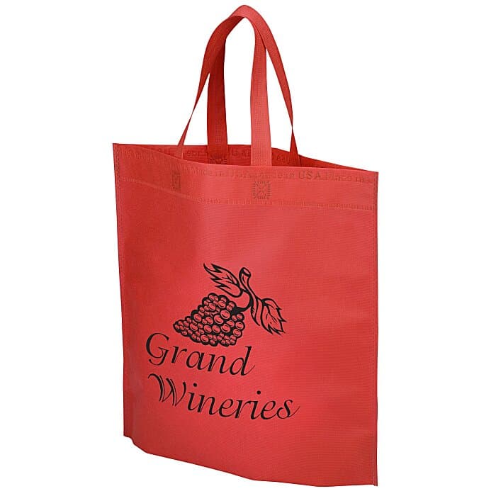Heat Seal Bottom Gusset Tote - 15 inches x 15 1/2 inches