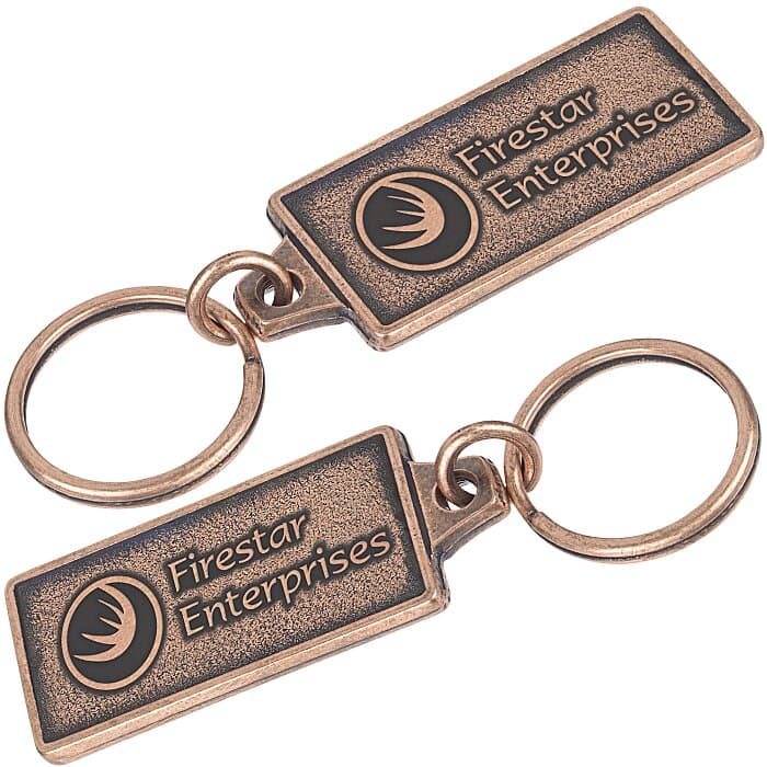 Camden Metal Keychain - Rectangle