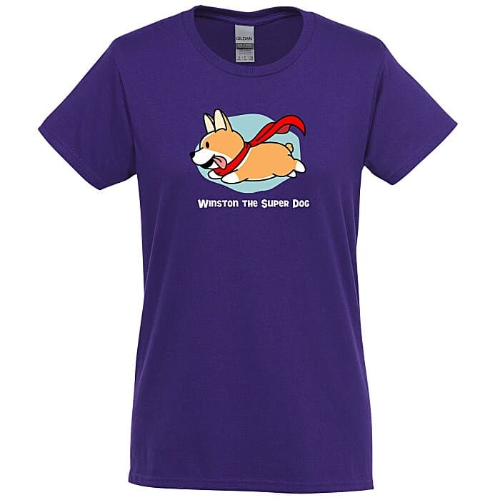 Gildan 6-oz Ultra Cotton T-Shirt - Ladies' - Full Color - Colors