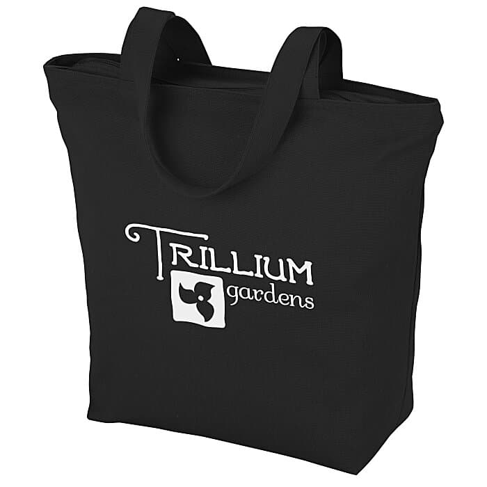 Maine Zippered 8-oz Cotton Tote