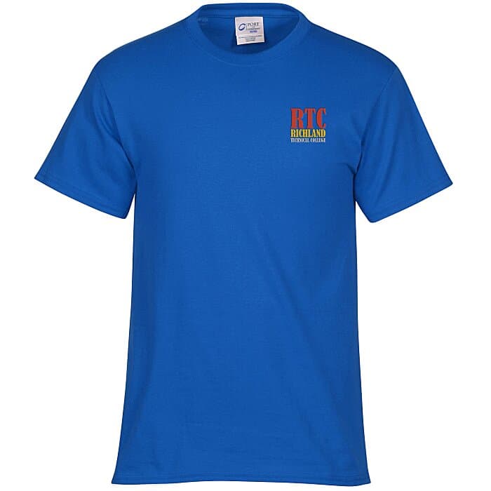Port 50/50 Blend T-Shirt - Men's - Embroidered
