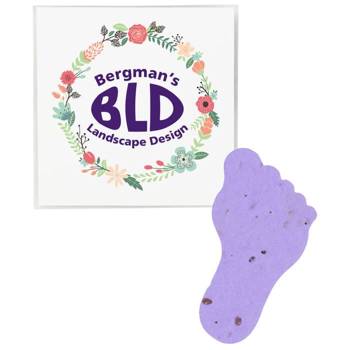 Plant-A-Shape Flower Seed Packet - Footprint