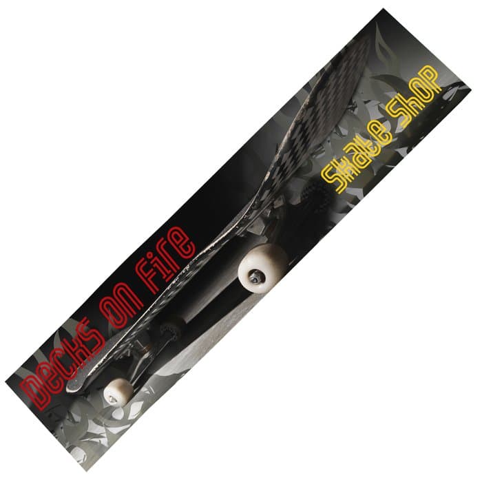 Removable Vinyl Bumper Sticker - 3 inches x 11-1/2 inches - Full Color