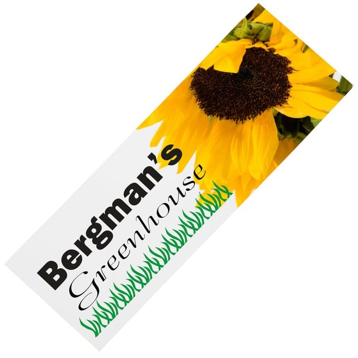 Removable Vinyl Bumper Sticker - 3-3/4 inches x 7-1/2 inches - Full Color
