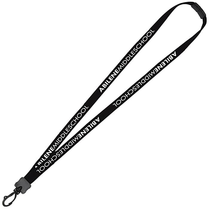 Lanyard with Neck Clasp - 5/8 inch - 32 inches - Plastic Swivel Snap Hook