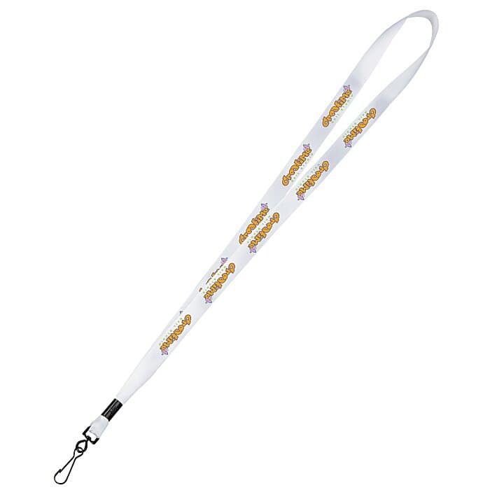 Full Color Ribbon Lanyard - 5/8 inches - 32 inches - Metal Swivel Snap Hook
