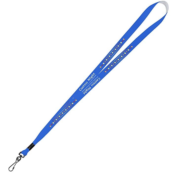 Full Color Ribbon Lanyard - 5/8 inches - 36 inches - Metal Swivel Snap Hook