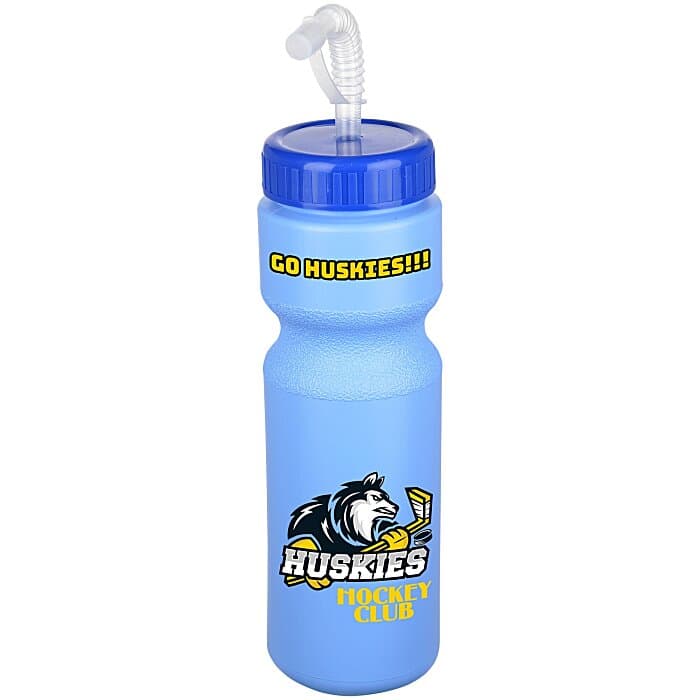 Sport Bottle with Straw Lid - 28 oz - Colors