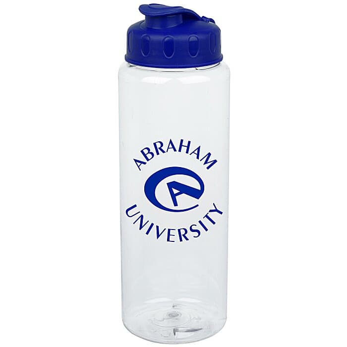 Clear Impact Guzzler Sport Bottle with Flip Lid - 32 oz
