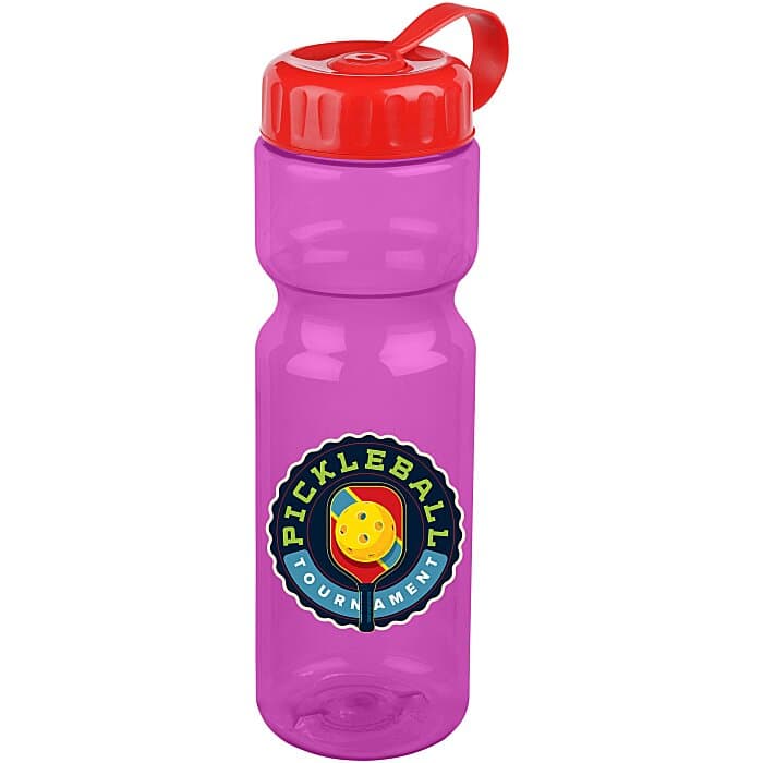 Olympian Bottle with Tethered Lid-28 oz