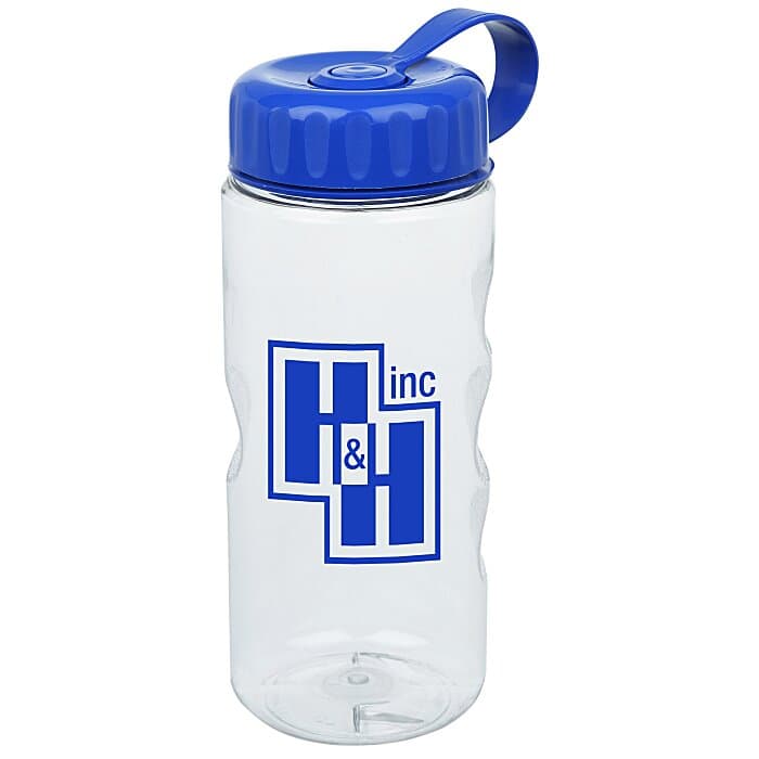 Clear Impact Mini Mountain Bottle with Tethered Lid - 22 oz