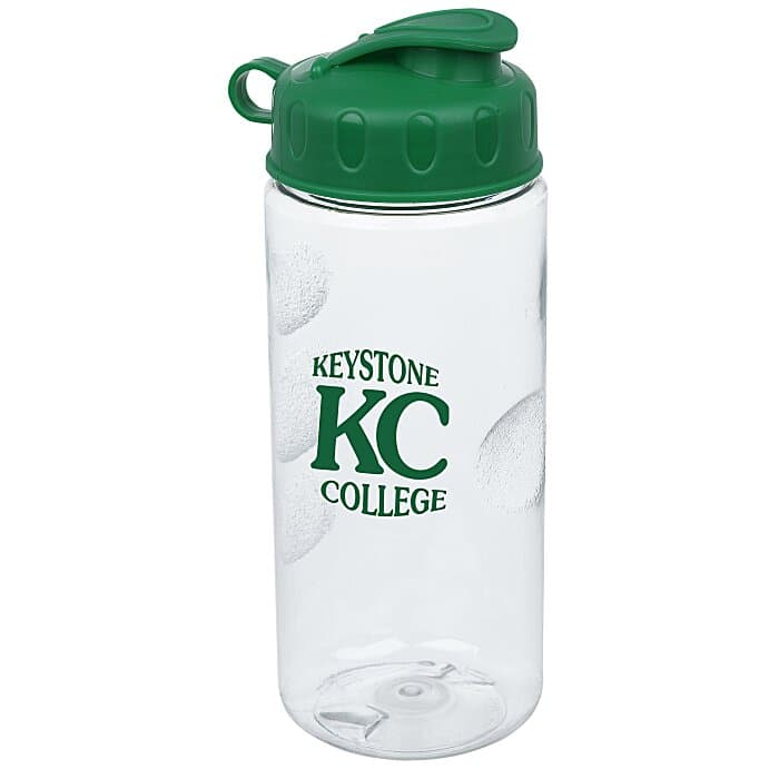 Clear Impact Mini Mountain Bottle with Flip Lid - 22 oz