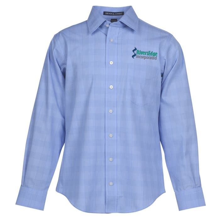 Crown Collection Glen Plaid Shirt - Men's