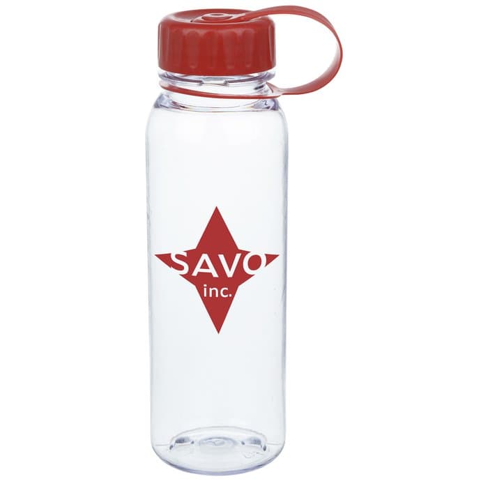 Clear Impact Outdoor Bottle with Tethered Lid - 24 oz