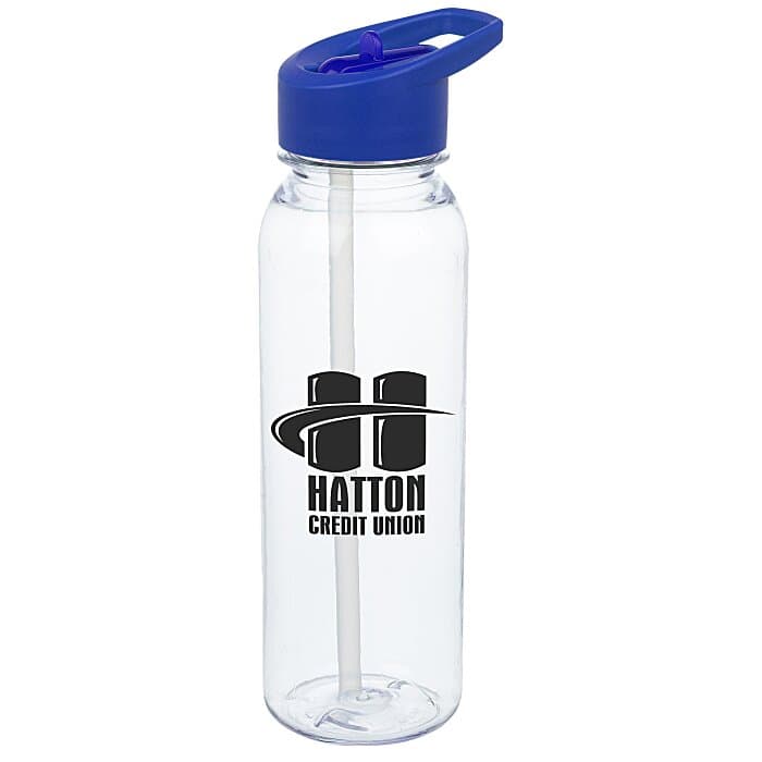 Clear Impact Outdoor Bottle with Flip Straw Lid - 24 oz