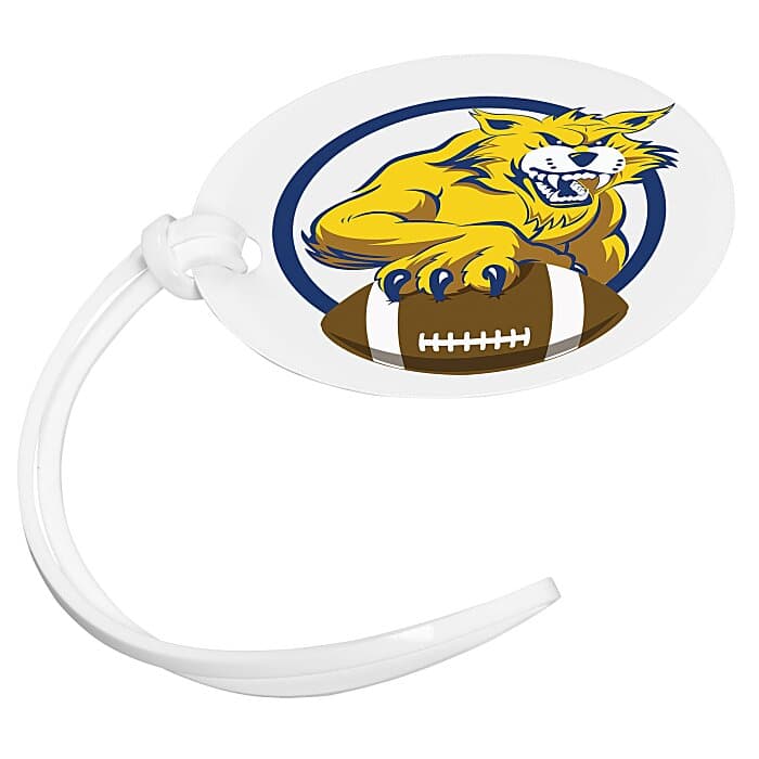 Oval POLYspectrum Bag Tag - Opaque