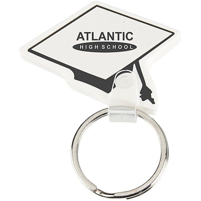 Graduation Cap Soft Keychain - Opaque