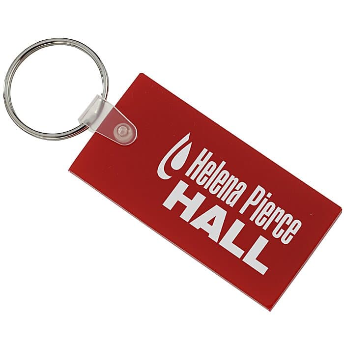Large Rectangle Soft Keychain - Opaque