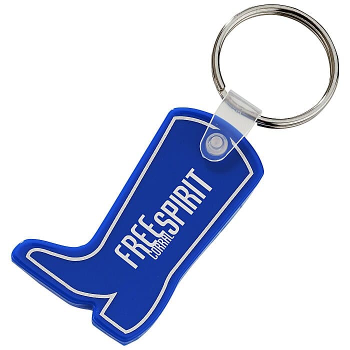 Western Boot Soft Keychain - Opaque