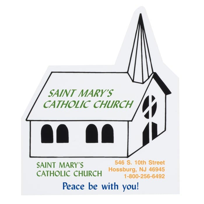 Flat Flexible Magnet - Church