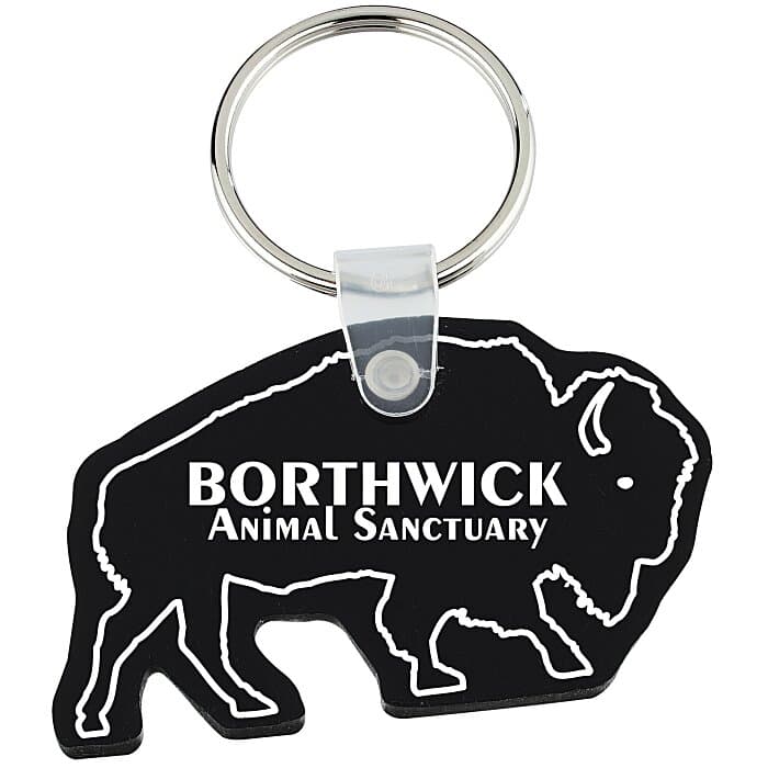 Bison Soft Keychain - Opaque