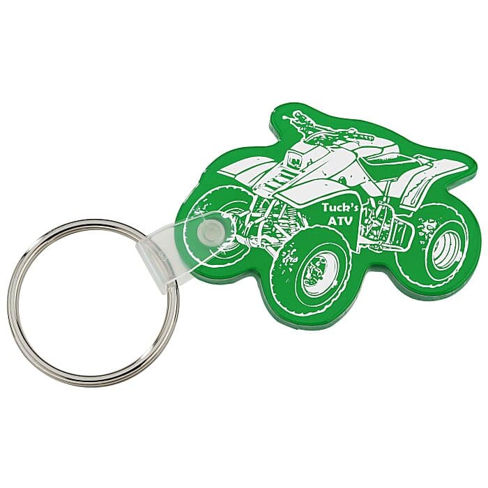 Four Wheeler Soft Keychain - Translucent
