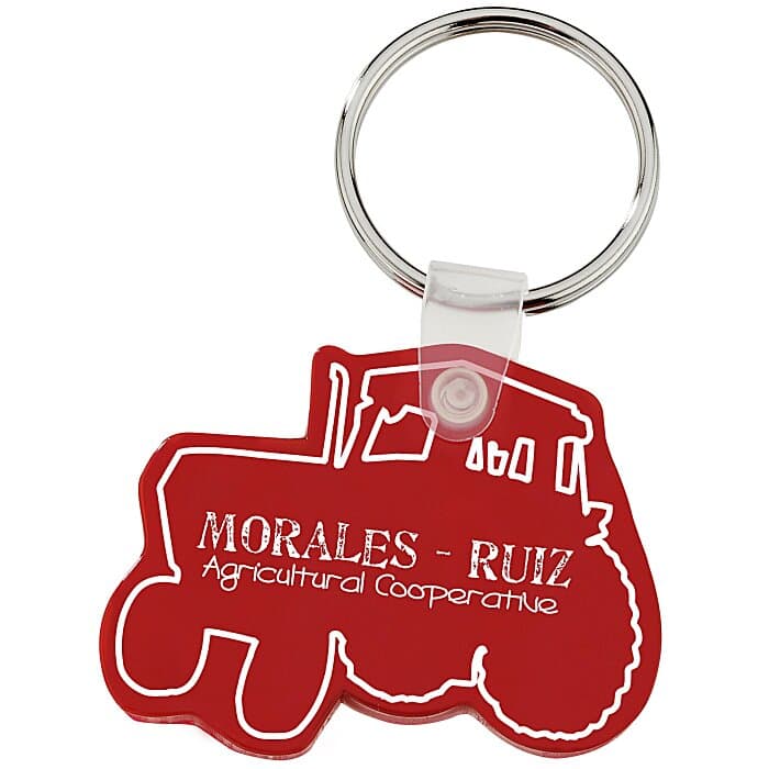 Tractor Soft Keychain - Opaque