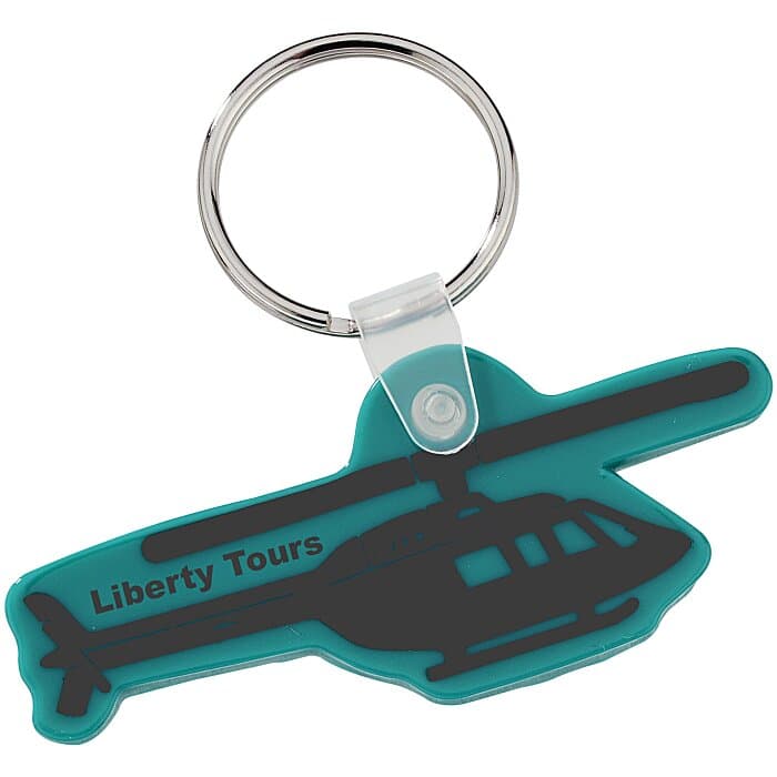 Helicopter Soft Keychain - Opaque