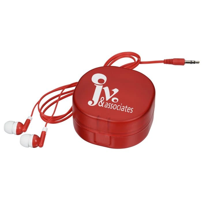 Colorful Earbuds Carry All