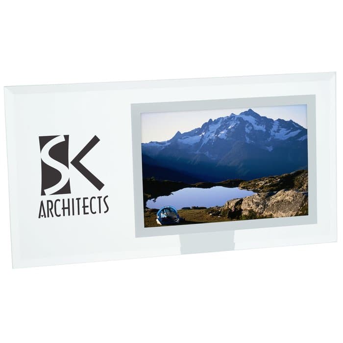 Horizontal Beveled Glass Frame - 4 inches x 6 inches