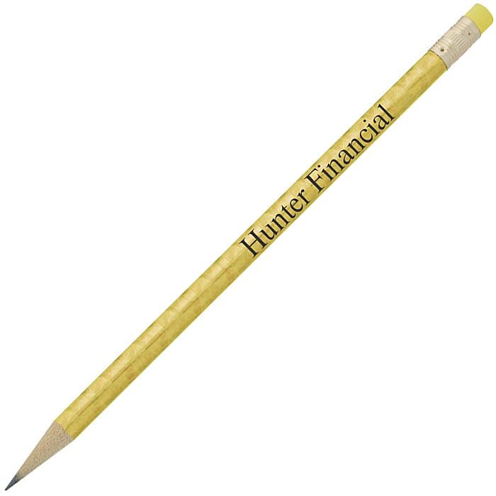 Create A Pencil - Jewel - Neon Yellow Eraser