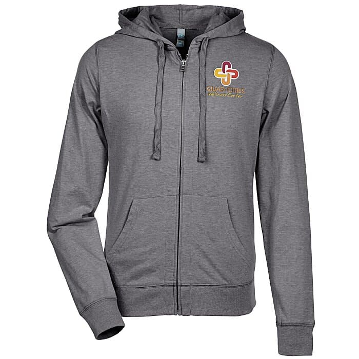 Lightweight Jersey Full-Zip Hoodie - Men's - Embroidered