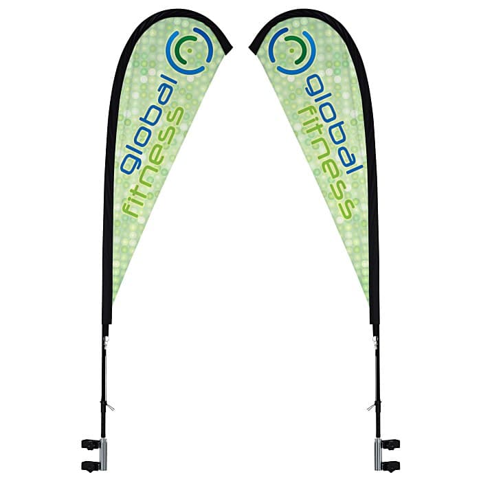 Deluxe 10' Event Tent - Sail Sign Banner - Two Sided