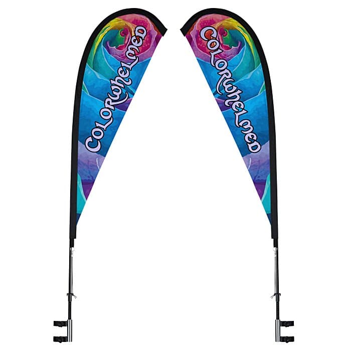 Premium 10' x 20' Event Tent - Sail Sign Banner - Two Sided