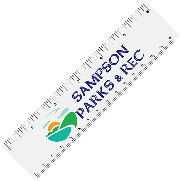 Flexible Plastic Ruler - 6 inches
