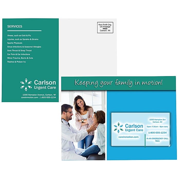 SuperSeal Postcard with BC Magnet - 4 1/8 inches x 5 5/8 inches