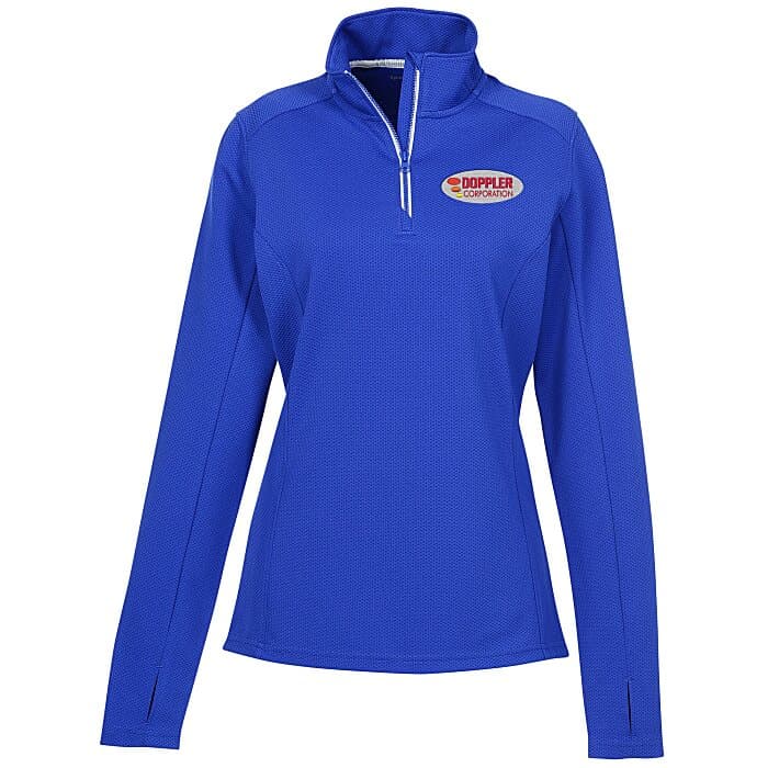 Textured 1/4-Zip Performance Pullover - Ladies'