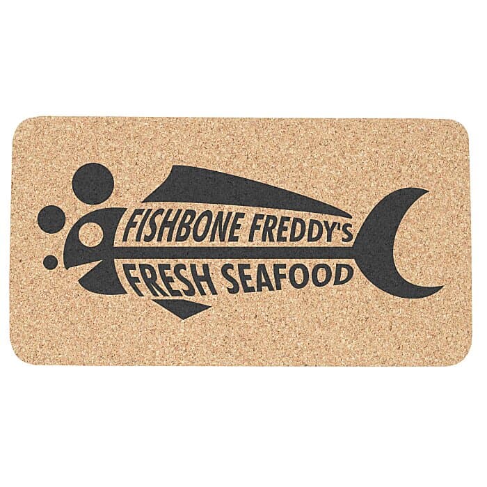 Large Cork Coaster - Rectangle - 3-1/4 inches x 6 inches