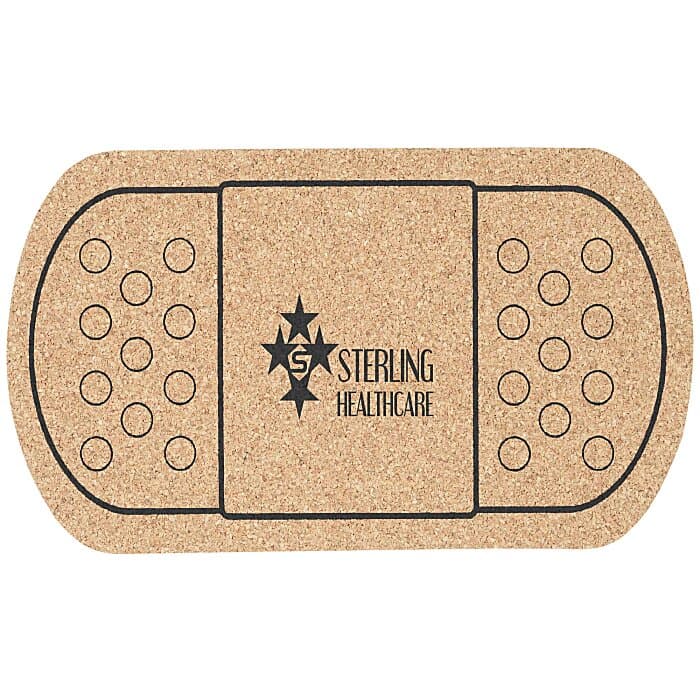 Large Cork Coaster - Bandage