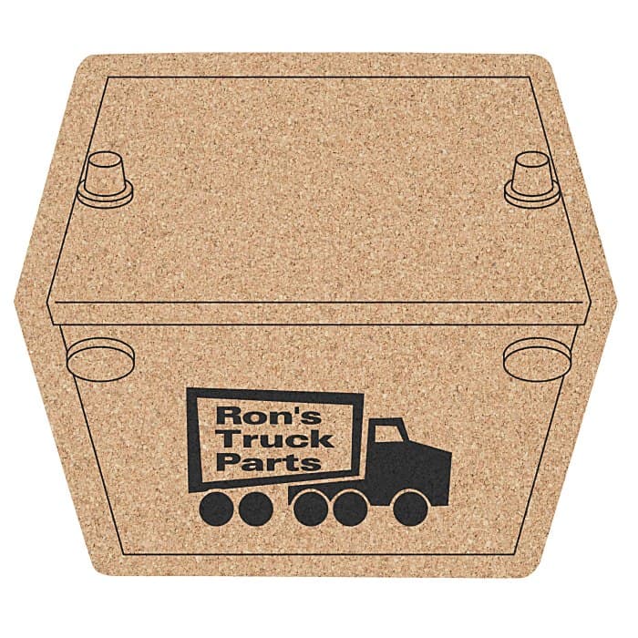 Large Cork Coaster - Car Battery