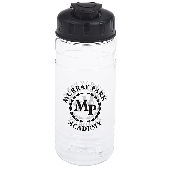 Clear Impact Line Up Bottle with Flip Lid - 20 oz